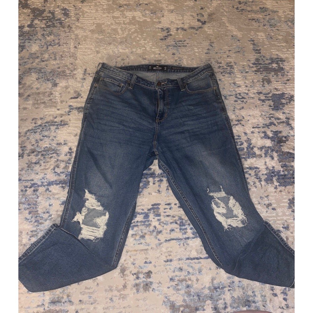 hollister ultra high rise mom jeans size 17S